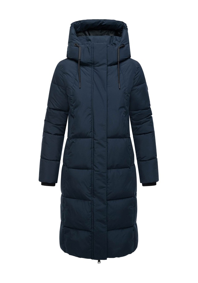 Marikoo Winterjacke »Chumanii« Warmer Wintermantel mit langem Schnitt für kalte Tage.
