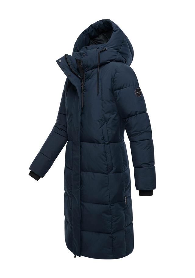 Marikoo Winterjacke »Chumanii« Warmer Wintermantel mit langem Schnitt für kalte Tage.