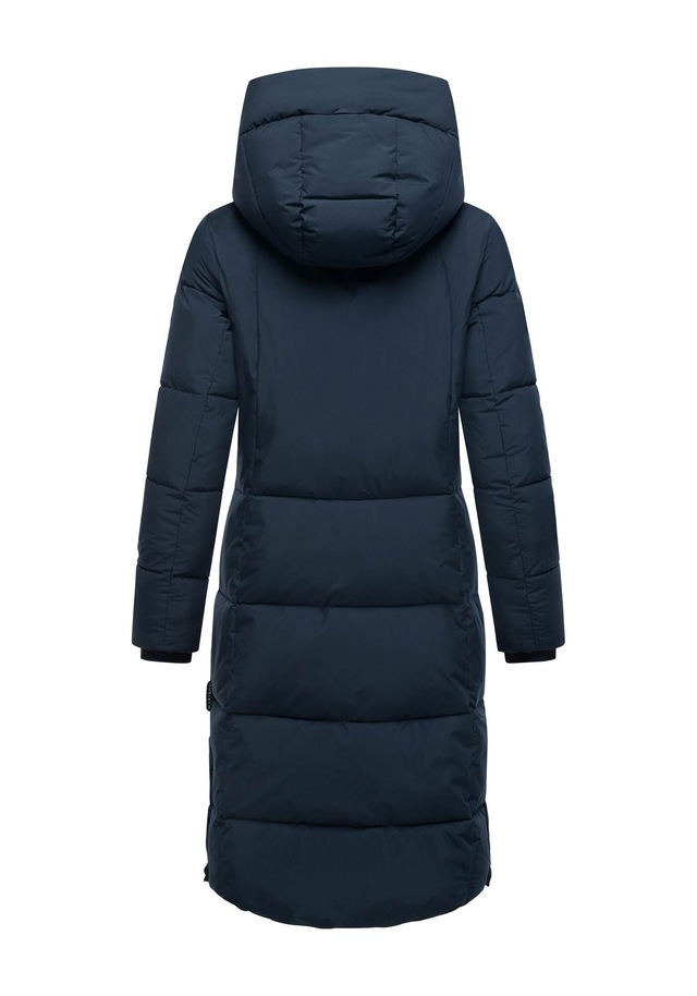 Marikoo Winterjacke »Chumanii« Warmer Wintermantel mit langem Schnitt für kalte Tage.