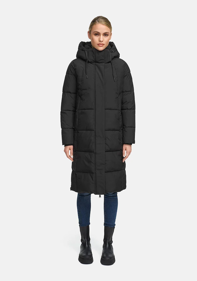Marikoo Winterjacke »Chumanii« Warmer Wintermantel mit langem Schnitt für kalte Tage.