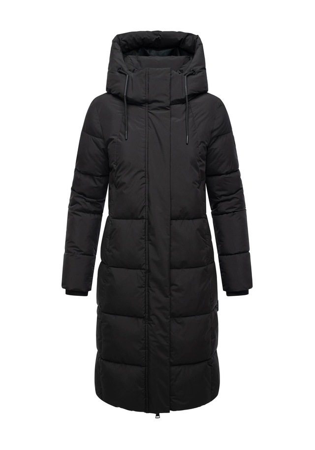 Marikoo Winterjacke »Chumanii« Warmer Wintermantel mit langem Schnitt für kalte Tage.