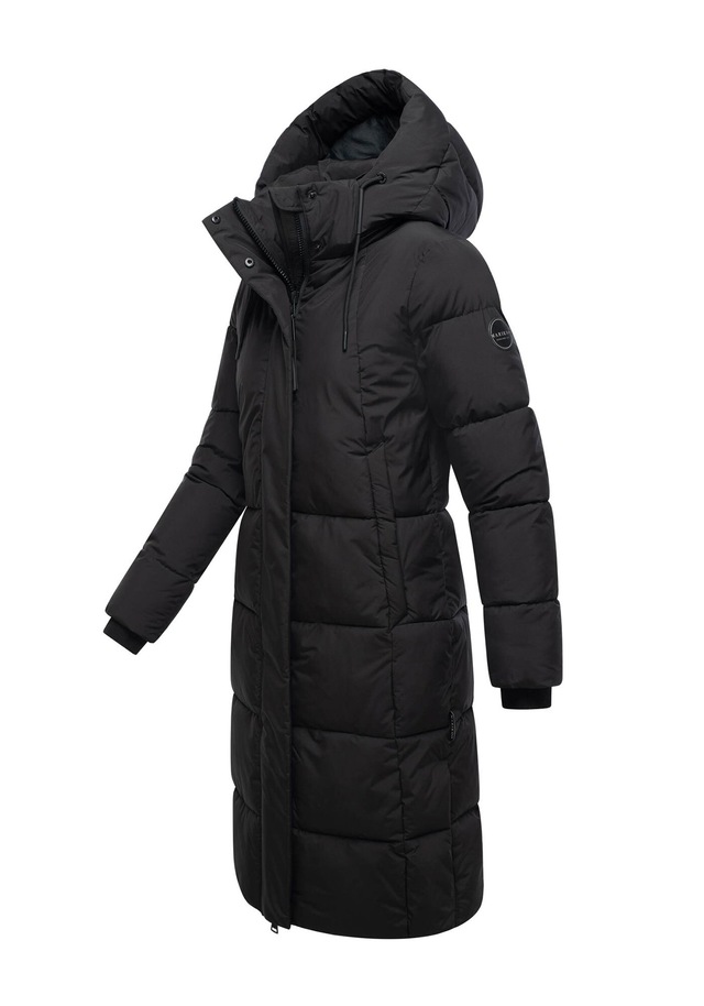 Marikoo Winterjacke »Chumanii« Warmer Wintermantel mit langem Schnitt für kalte Tage.