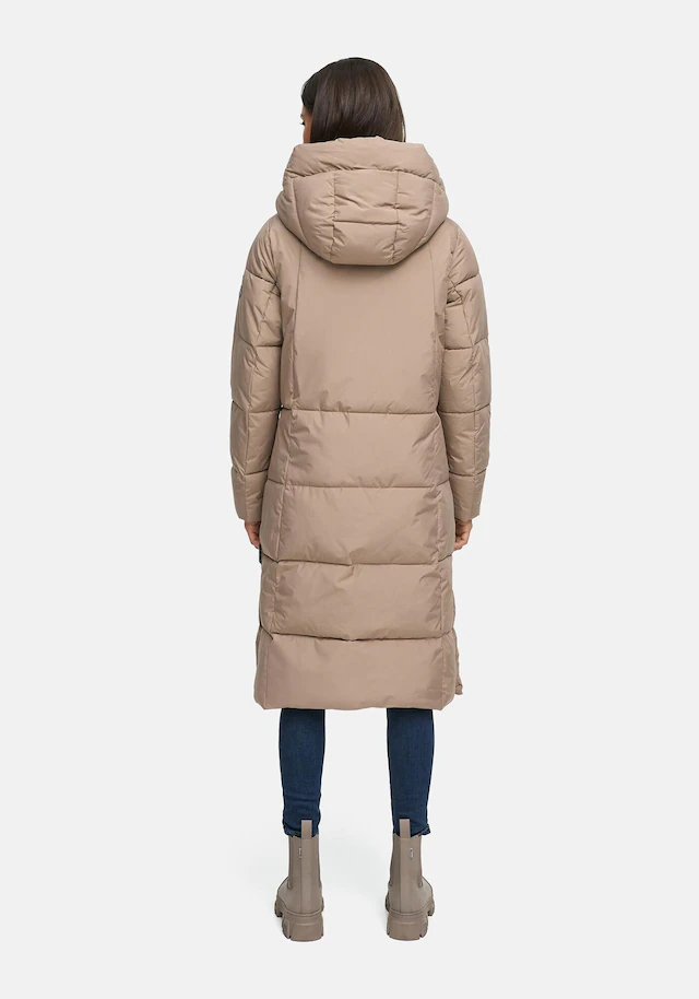 Marikoo Winterjacke »Chumanii« Warmer Wintermantel mit langem Schnitt für kalte Tage.