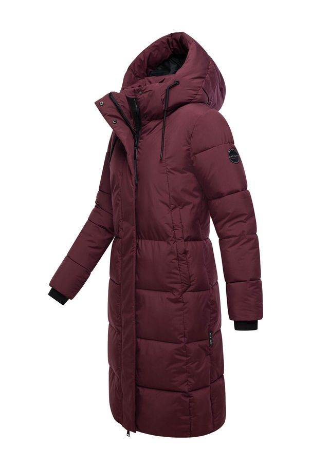 Marikoo Winterjacke »Chumanii« Warmer Wintermantel mit langem Schnitt für kalte Tage.