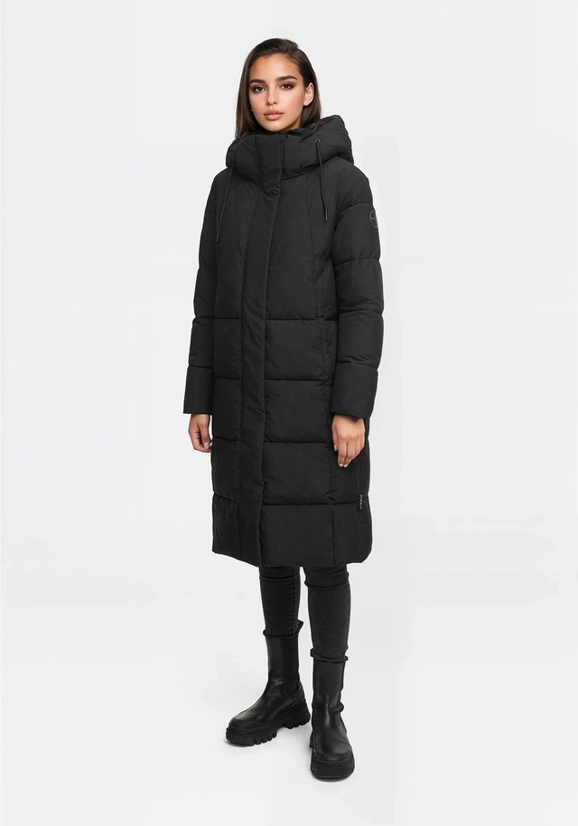 Marikoo Winterjacke »Tabiaa« mit Kapuze Bewegungsschlitz am unteren Saum
