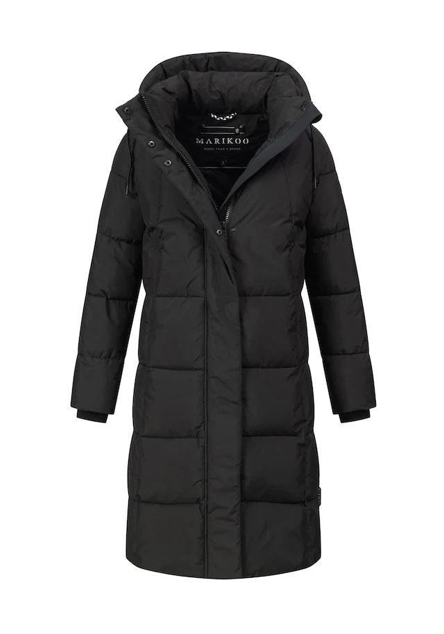 Marikoo Winterjacke »Tabiaa« mit Kapuze Bewegungsschlitz am unteren Saum