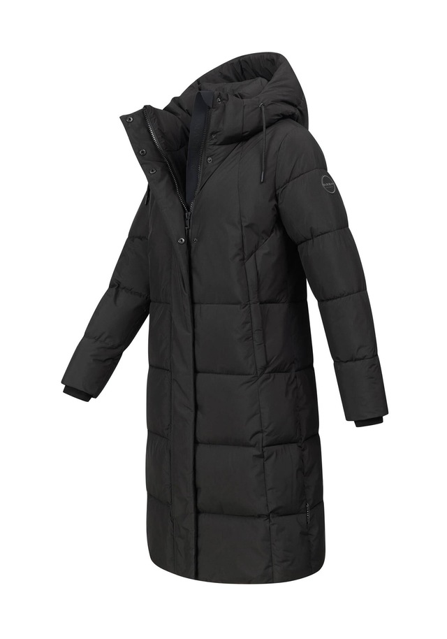 Marikoo Winterjacke »Tabiaa« mit Kapuze Bewegungsschlitz am unteren Saum