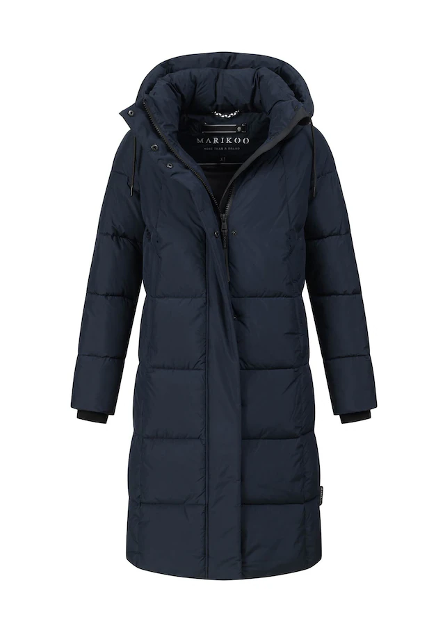 Marikoo Winterjacke »Tabiaa« mit Kapuze Bewegungsschlitz am unteren Saum