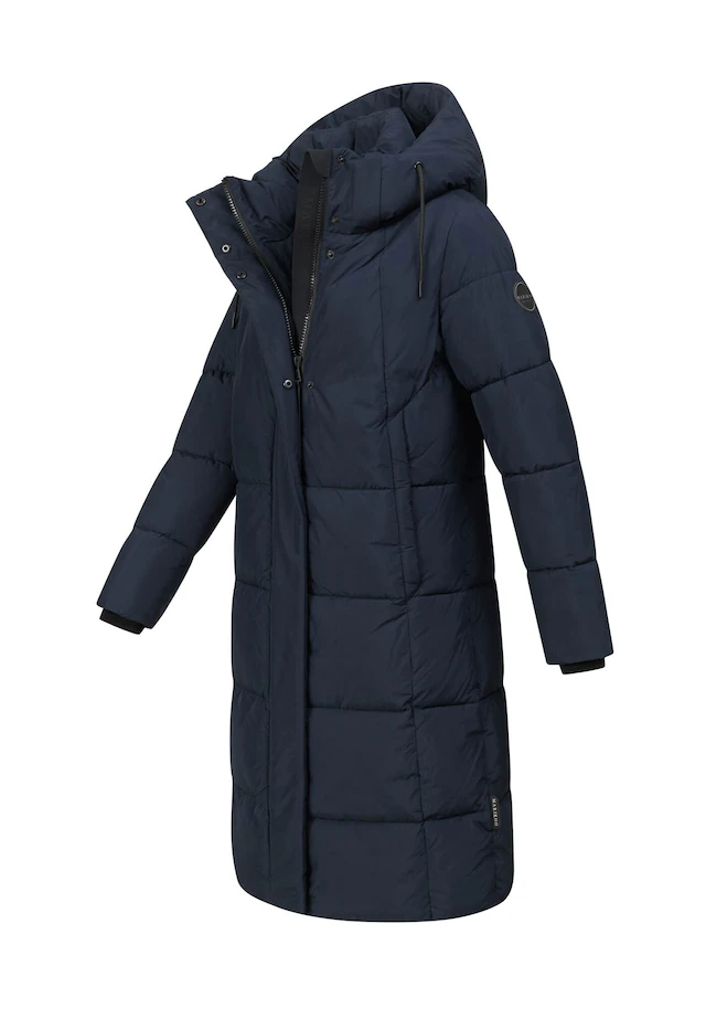Marikoo Winterjacke »Tabiaa« mit Kapuze Bewegungsschlitz am unteren Saum