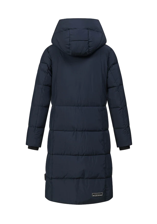 Marikoo Winterjacke »Tabiaa« mit Kapuze Bewegungsschlitz am unteren Saum