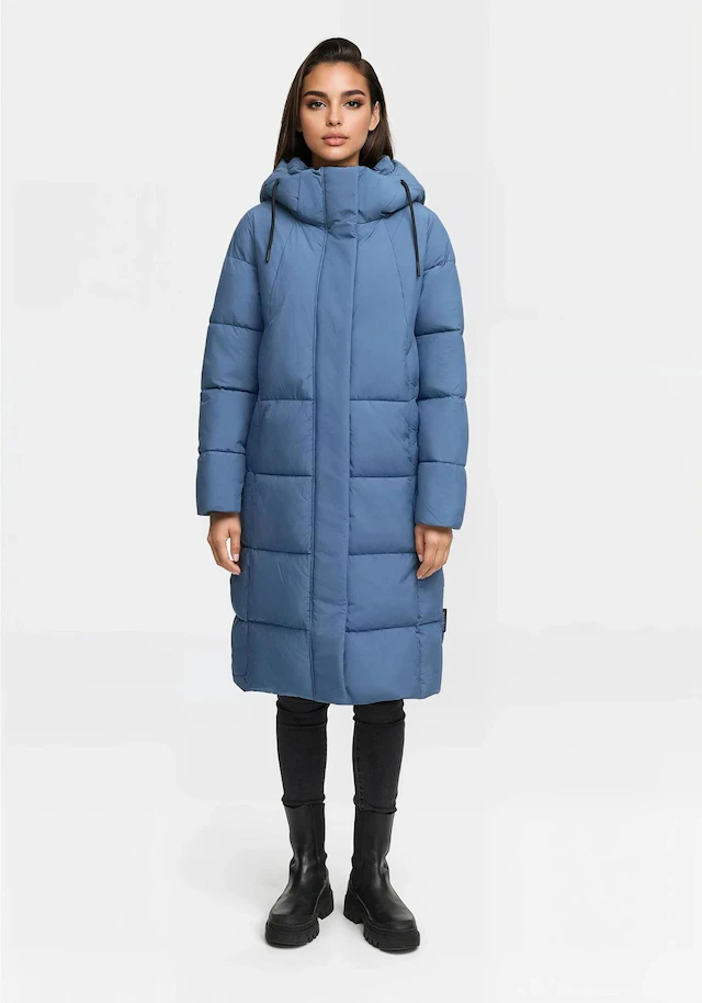 Marikoo Winterjacke »Tabiaa« mit Kapuze Bewegungsschlitz am unteren Saum
