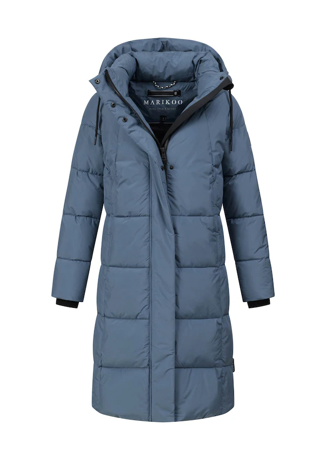 Marikoo Winterjacke »Tabiaa« mit Kapuze Bewegungsschlitz am unteren Saum