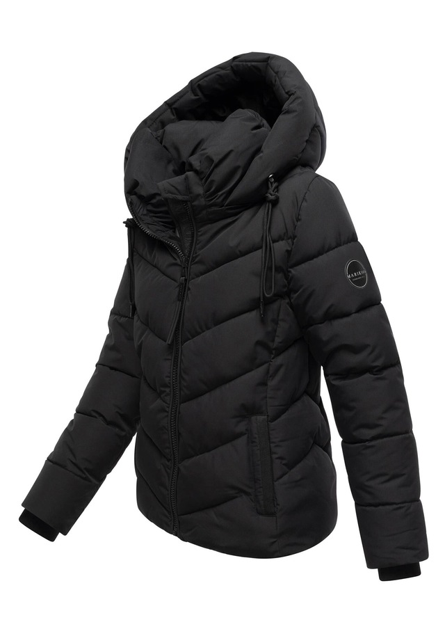 Marikoo Winterjacke »Sahnemausii« mit Kapuze mit abnehmbarer Kapuze und hohem Kragen