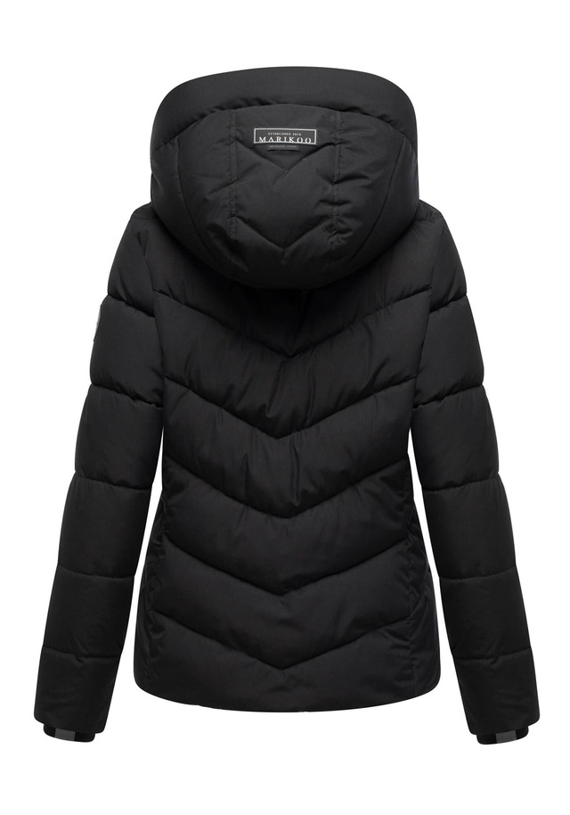 Marikoo Winterjacke »Sahnemausii« mit Kapuze mit abnehmbarer Kapuze und hohem Kragen