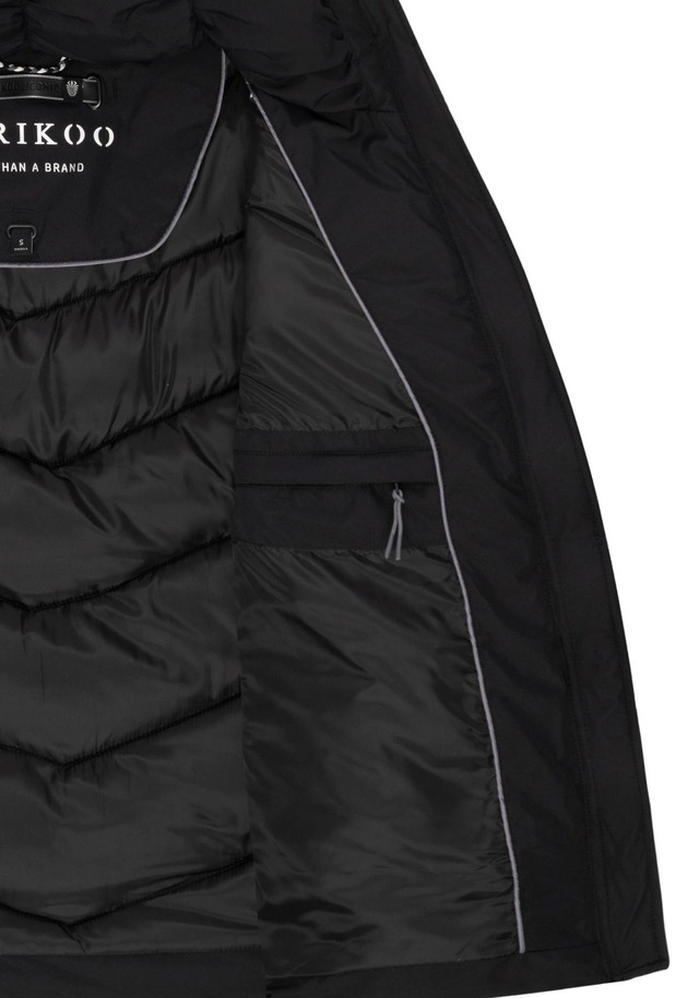 Marikoo Winterjacke »Sahnemausii« mit Kapuze mit abnehmbarer Kapuze und hohem Kragen