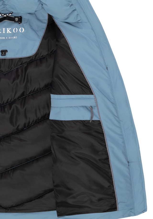 Marikoo Winterjacke »Sahnemausii« mit Kapuze mit abnehmbarer Kapuze und hohem Kragen