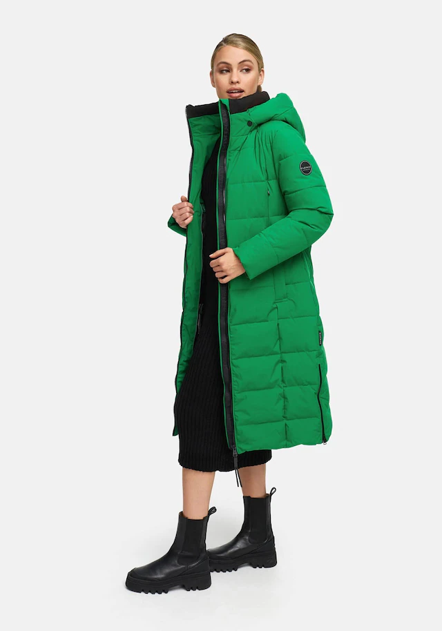 Marikoo Winterjacke »Lanitaa« Steppmantel mit abnehmbarer Kapuze