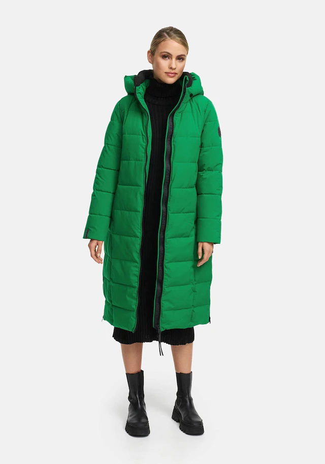 Marikoo Winterjacke »Lanitaa« Steppmantel mit abnehmbarer Kapuze