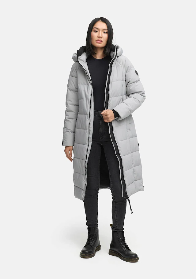 Marikoo Winterjacke »Lanitaa« Steppmantel mit abnehmbarer Kapuze