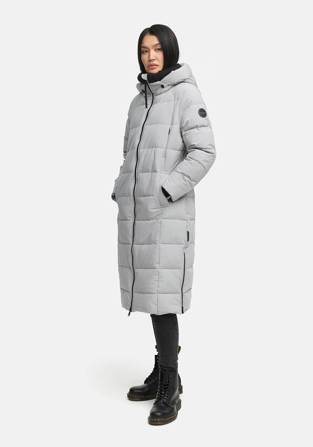 Marikoo Winterjacke »Lanitaa« Steppmantel mit abnehmbarer Kapuze