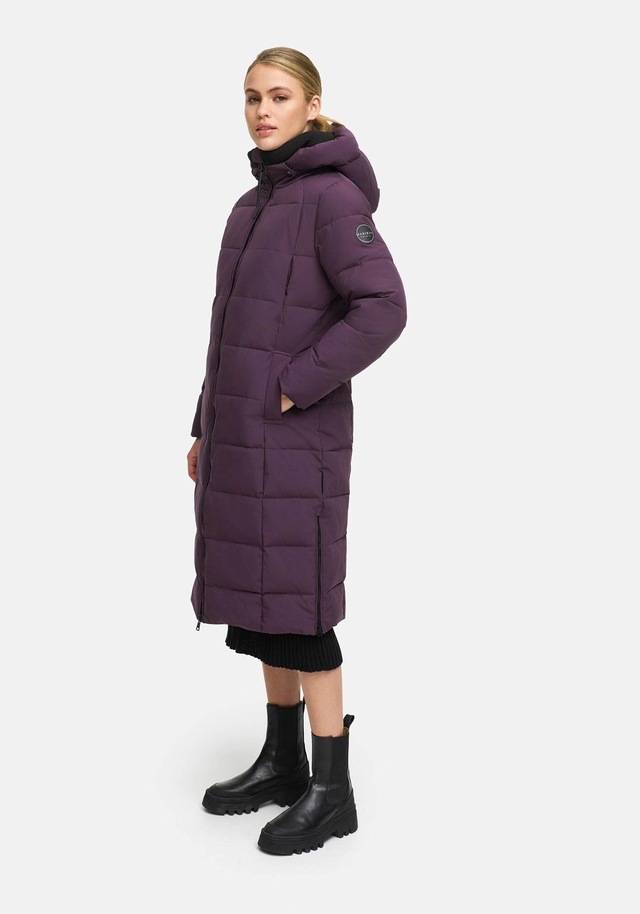 Marikoo Winterjacke »Lanitaa« Steppmantel mit abnehmbarer Kapuze