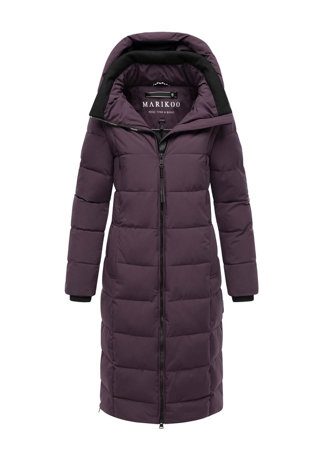 Marikoo Winterjacke »Lanitaa« Steppmantel mit abnehmbarer Kapuze