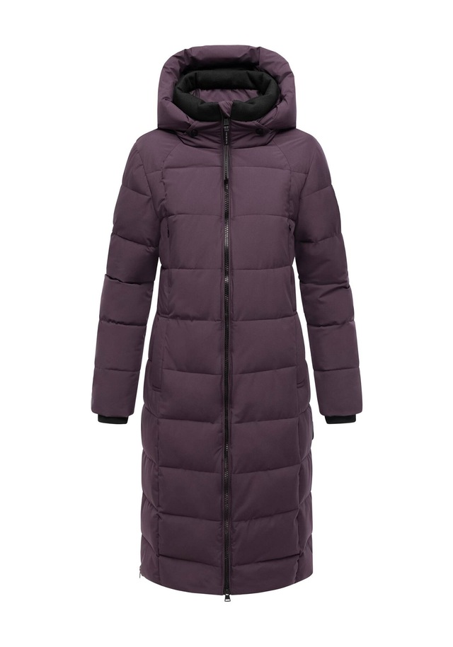 Marikoo Winterjacke »Lanitaa« Steppmantel mit abnehmbarer Kapuze