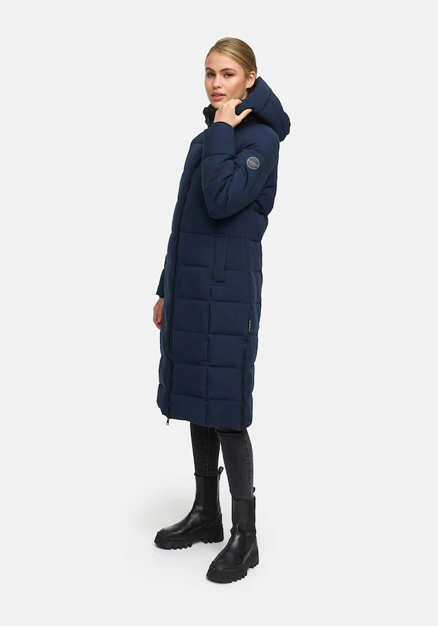 Marikoo Winterjacke »Lanitaa« Steppmantel mit abnehmbarer Kapuze