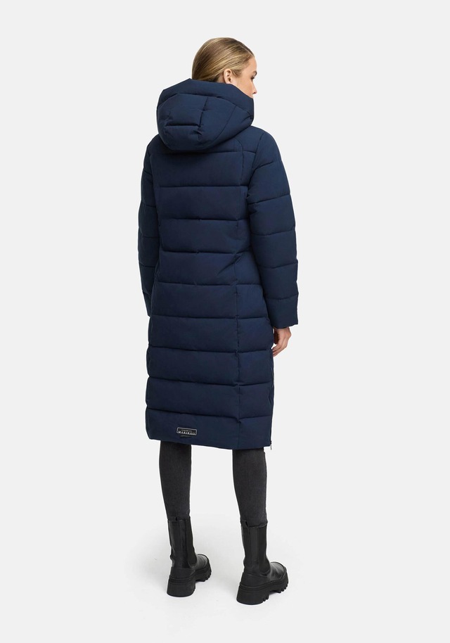 Marikoo Winterjacke »Lanitaa« Steppmantel mit abnehmbarer Kapuze