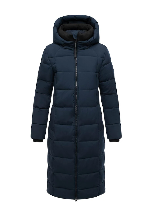 Marikoo Winterjacke »Lanitaa« Steppmantel mit abnehmbarer Kapuze