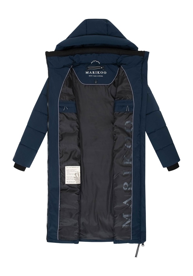 Marikoo Winterjacke »Lanitaa« Steppmantel mit abnehmbarer Kapuze