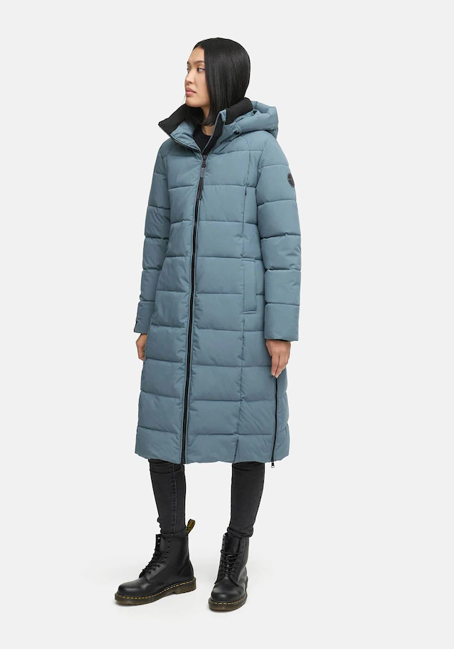 Marikoo Winterjacke »Lanitaa« Steppmantel mit abnehmbarer Kapuze