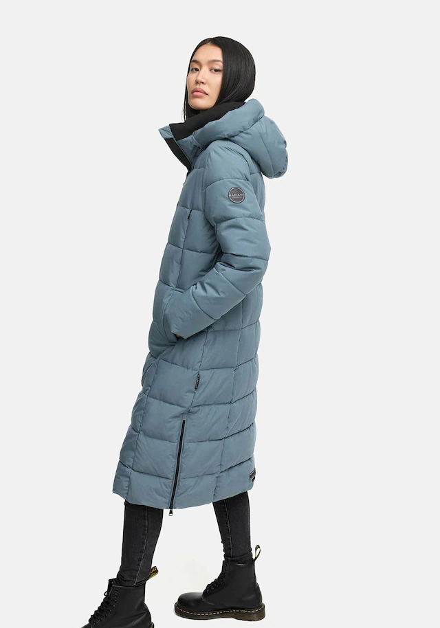 Marikoo Winterjacke »Lanitaa« Steppmantel mit abnehmbarer Kapuze