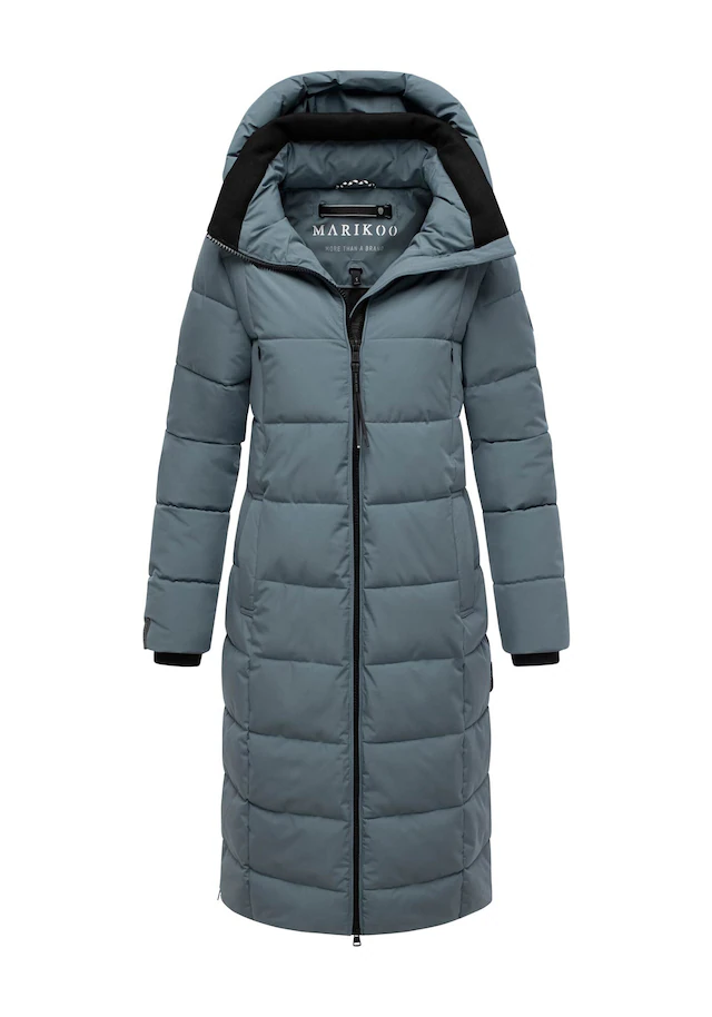 Marikoo Winterjacke »Lanitaa« Steppmantel mit abnehmbarer Kapuze
