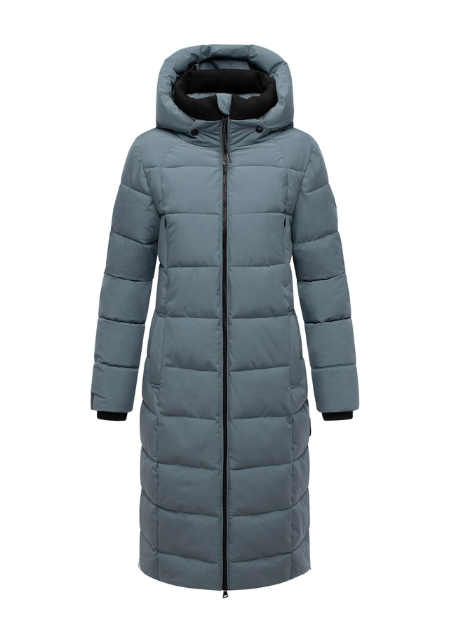 Marikoo Winterjacke »Lanitaa« Steppmantel mit abnehmbarer Kapuze
