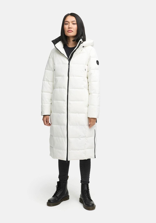 Marikoo Winterjacke »Lanitaa« Steppmantel mit abnehmbarer Kapuze