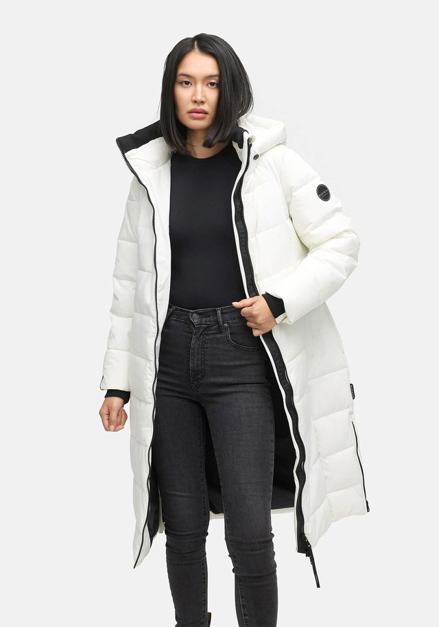 Marikoo Winterjacke »Lanitaa« Steppmantel mit abnehmbarer Kapuze