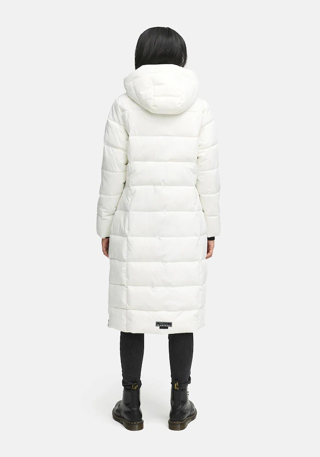 Marikoo Winterjacke »Lanitaa« Steppmantel mit abnehmbarer Kapuze