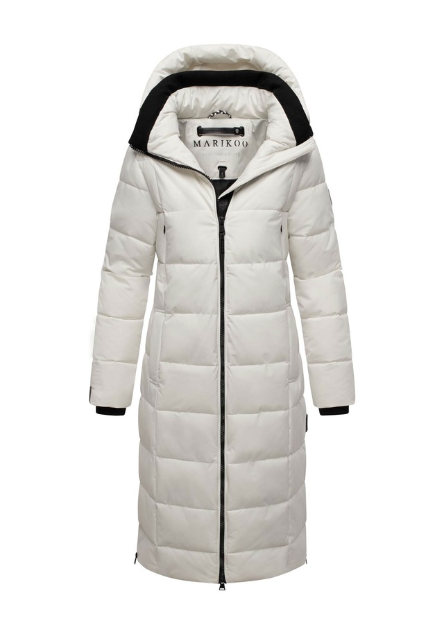 Marikoo Winterjacke »Lanitaa« Steppmantel mit abnehmbarer Kapuze