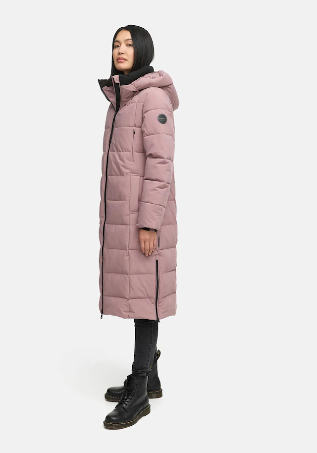 Marikoo Winterjacke »Lanitaa« Steppmantel mit abnehmbarer Kapuze