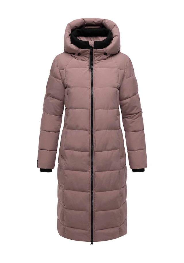 Marikoo Winterjacke »Lanitaa« Steppmantel mit abnehmbarer Kapuze