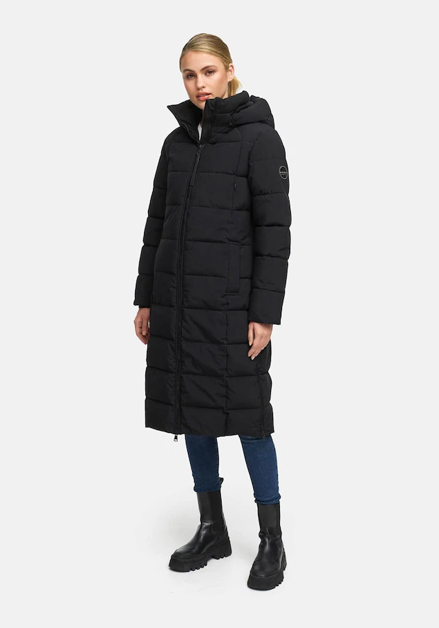 Marikoo Winterjacke »Lanitaa« Steppmantel mit abnehmbarer Kapuze