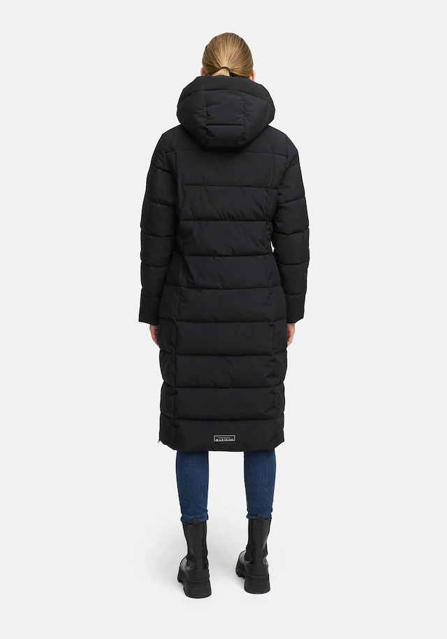 Marikoo Winterjacke »Lanitaa« Steppmantel mit abnehmbarer Kapuze