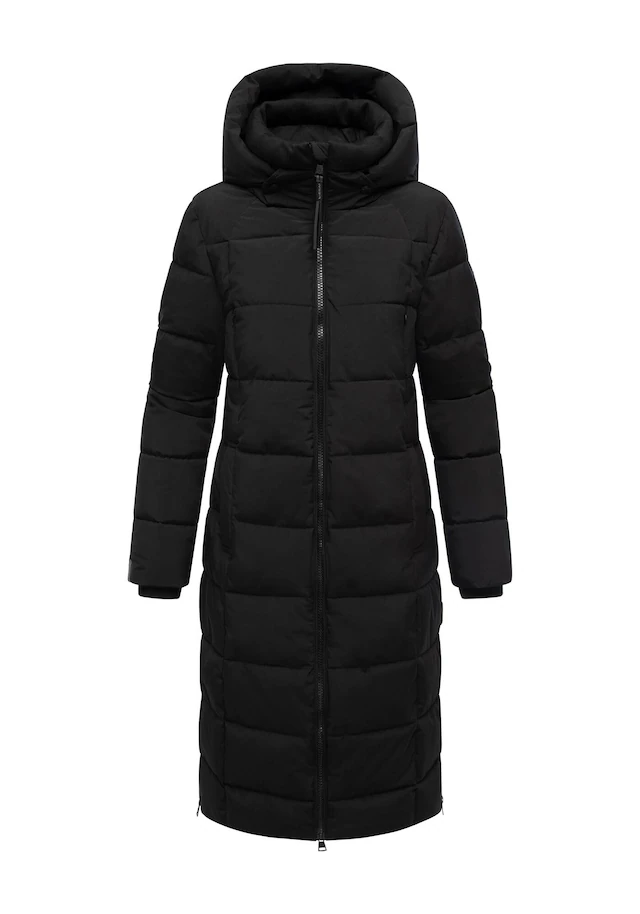 Marikoo Winterjacke »Lanitaa« Steppmantel mit abnehmbarer Kapuze