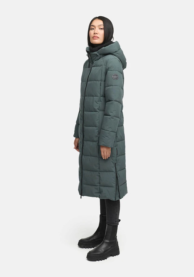Marikoo Winterjacke »Lanitaa« Steppmantel mit abnehmbarer Kapuze