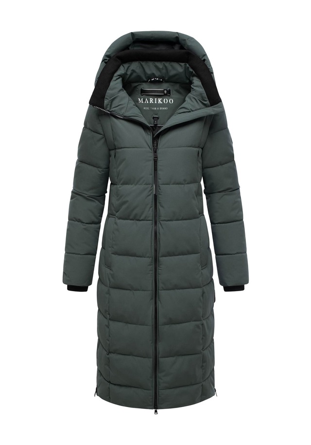 Marikoo Winterjacke »Lanitaa« Steppmantel mit abnehmbarer Kapuze