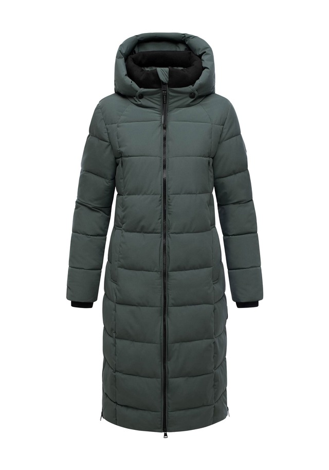 Marikoo Winterjacke »Lanitaa« Steppmantel mit abnehmbarer Kapuze