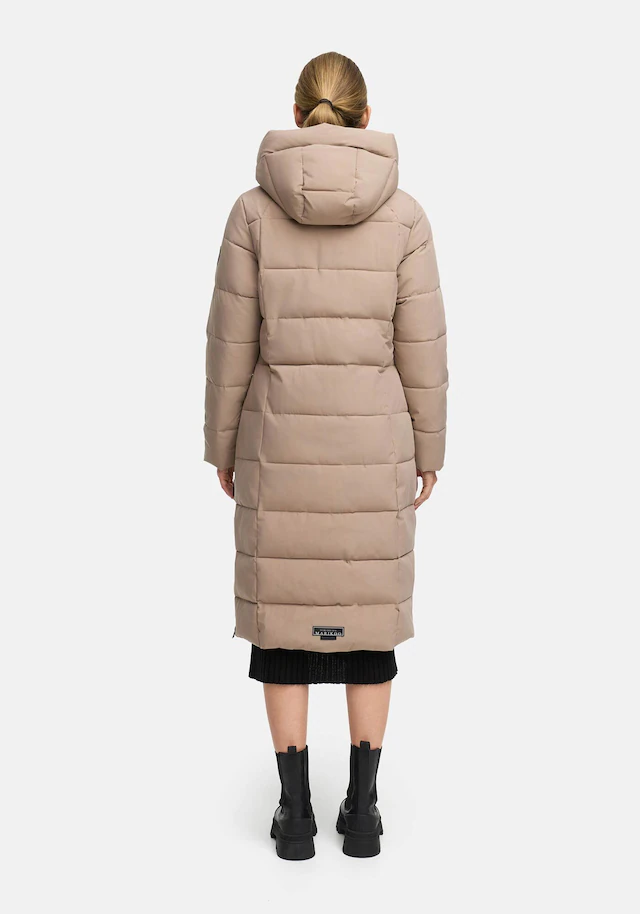 Marikoo Winterjacke »Lanitaa« Steppmantel mit abnehmbarer Kapuze