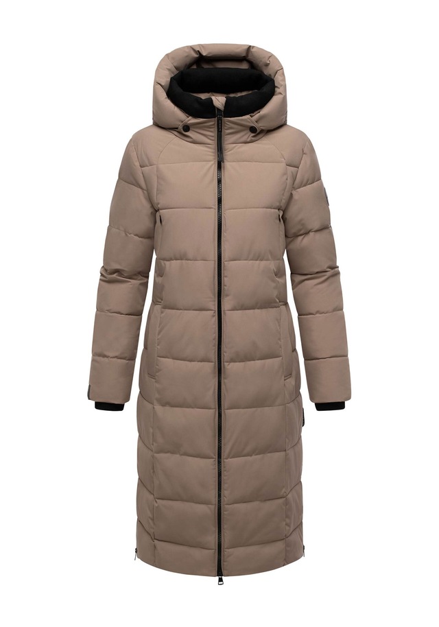 Marikoo Winterjacke »Lanitaa« Steppmantel mit abnehmbarer Kapuze