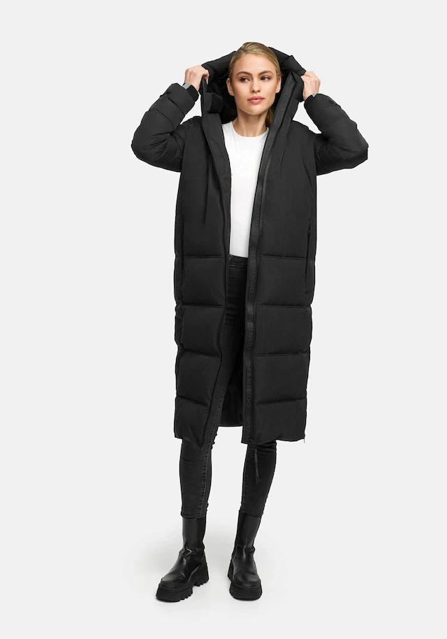 Marikoo Winterjacke »Honiaa« mit Seitenschlitzen für mehr Bewegungsfreiheit